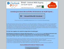 Tablet Screenshot of mail.hlaysper.ac.at